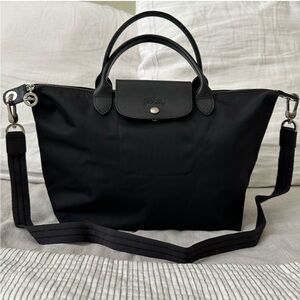 Longchamp waterproof thick Large Travel Duffel Carryon Weekend Bag crossbody